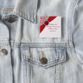 40. Hochzeitstag-Knopf Button (Beispiel)