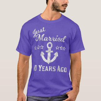 40. Hochzeitstag Kreuzfahrt 40 Jahre T-Shirt