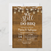 40. Hochzeitstag Wir machen noch GRILLEN Einladung (Vorderseite)