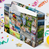40 Horizontale FotoCollage Große Geschenktüte
