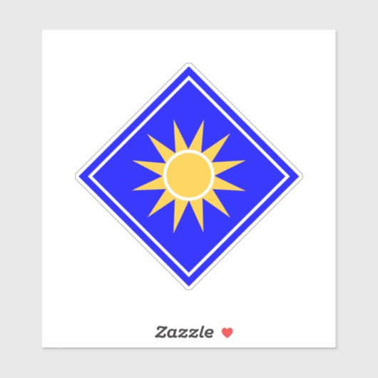 40. Infanterie-Abteilung Militär der Vereinten Sta Aufkleber (Blatt)