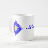 40. Infanterie-Division United Staaten Military Kaffeetasse (Vorderseite Links)
