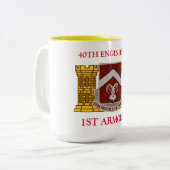 40. INGENIEUR-BATAILLON-1. GEPANZERTE TASSE (Vorderseite Links)