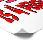 40 ist 4 perfekte 10er (PINK) Poster (Ecke)