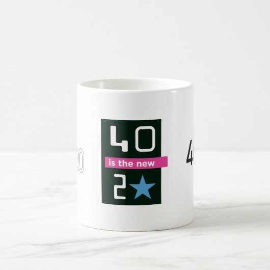 40 ist die neue Tasse 20 (Mittel)