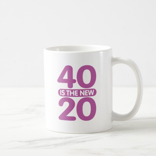 40 ist die neuen 20 kaffeetasse (Rechts)