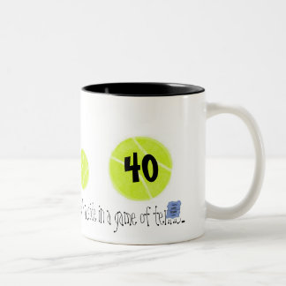40… ist es gerade der dritte Punkt… durch Zweifarbige Tasse