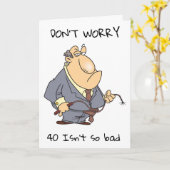 *40* IST NICHT SO SCHLECHT, DASS SIE VIELLEICHT EI KARTE (Gelbe Blume)