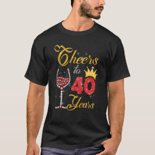40 Jahre 1983 40. Geburtstag Wein Diamant T-Shirt