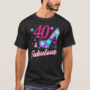 40 Jahre alt 40 & fabulous seit 1982 40. Geburtsta T-Shirt