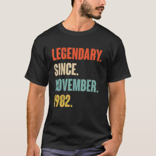40 Jahre alt 40. Geburtstag Legendär seit November T-Shirt