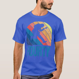 40 Jahre alt 40. Geburtstag Mann Gitarre Spieler G T-Shirt