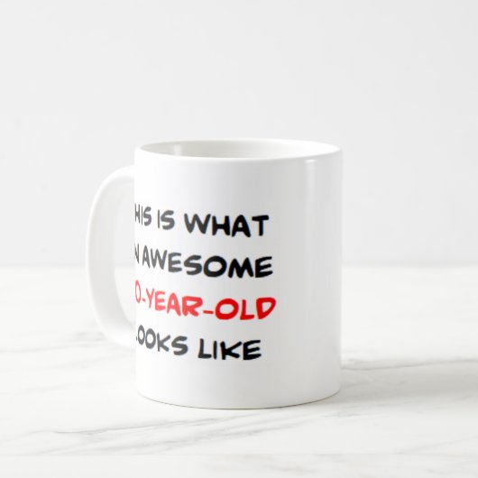 40 Jahre alt, phantastisch Kaffeetasse (Vorderseite Links)