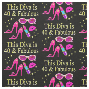 40 JAHRE ALT UND EINE SCHÖNE DIVA STOFF