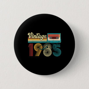 40 Jahre alt Vintag 1985 Cette Tape 40. Geburtstag Button