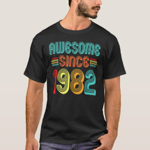 40 Jahre alt Vintage 1982 40. Geburtstag 15 T-Shirt