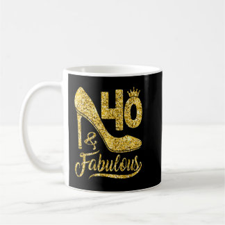 40 Jahre Alte Geschenke 40 & fabulous 40. Geburtst Kaffeetasse