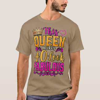 40 Jahre alte Geschenke 40 & Fabulous seit 1982 40 T-Shirt