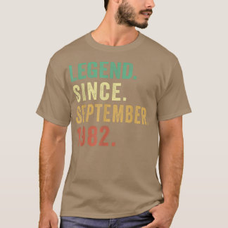 40 Jahre alte Geschenke lehnen seit September 1982 T-Shirt