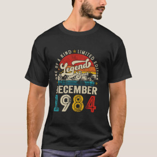 40 Jahre alte Legende seit Dezember 1984 40. Gebur T-Shirt