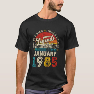40 Jahre alte Legende seit Januar 1985 40. Geburts T-Shirt