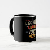 40 Jahre alte Legende seit Juli 1983 40. Geburtsta Tasse (Vorderseite Links)