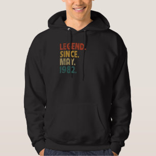 40 Jahre alte Legende seit Juni 1982 40. Geburtsta Hoodie