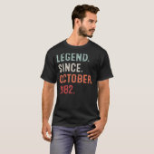 40 Jahre alte Legende seit Oktober 1982 40. T-Shirt (Vorne ganz)