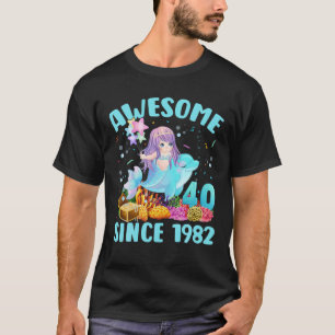40 Jahre alte Meerjungfrau Phantastisch seit 1982 T-Shirt