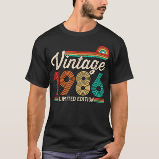 40 Jahre alte Vintage 1986 limitierte Auflage 40. T-Shirt