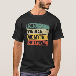 40 Jahre alter Klassiker Vintag 1983 40. Geburtsta T-Shirt