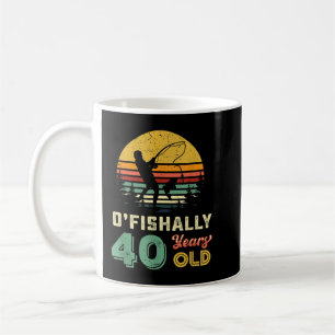 40 Jahre altes Angelgeschenk 40. Geburtstag Cool 4 Kaffeetasse