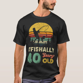 40 Jahre altes Angelgeschenk 40. Geburtstag Cool 4 T-Shirt