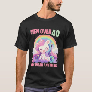 40 Jahre altes Einhorn für Männer Funny 40 Geburts T-Shirt