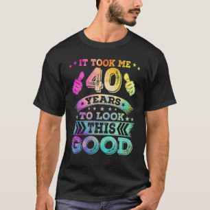 40 Jahre Altes Glück 40. Geburtstag Print Arti T-Shirt