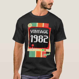 40 Jahre Geburtstagsmann 1982 Gamer-Konsole / Vint T-Shirt