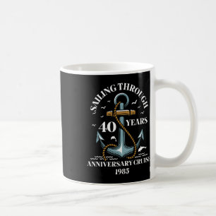 40 Jahre Hochzeitsjubiläum Kreuzfahrt Kaffeetasse