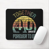 40 Jahre Hochzeitspenden für Paare Mousepad (Mit Mouse)