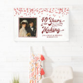 40 JAHRE IM MAKING Ruby Foto Banner (Insitu)