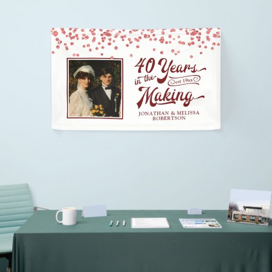 40 JAHRE IM MAKING Ruby Foto Banner (Messeveranstaltung)