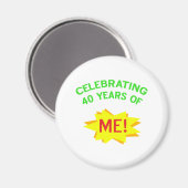 40 Jahre Magnet (Vorderseite/Rückseite)