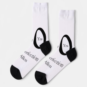 40 Jahre perfekt gealtert Geburtstagsname einfach Socken