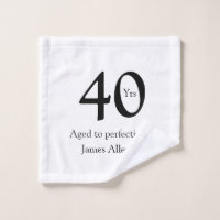 40 Jahre perfekt gealtert Geburtstagsname einfach 