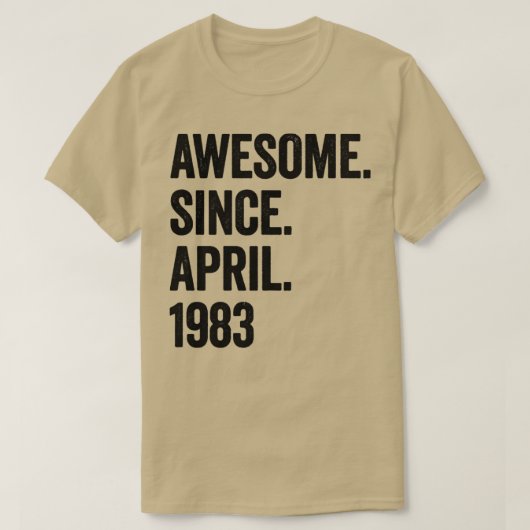 40 Jahre Phantastisch seit April 1983 40. Geburtst T-Shirt (Design vorne)