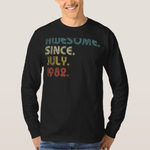 40 Jahre Phantastisch seit Juli 1982 40. Geburtsta T-Shirt