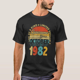 40 Jahre Phantastisch seit Oktober 1982 40. Geburt T-Shirt
