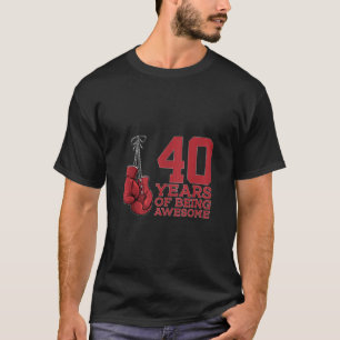 40 JAHRE PHANTASTISCHER BOXER 40. GEBURT T-Shirt