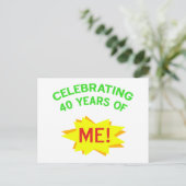 40 Jahre Postkarte (Stehend Vorderseite)