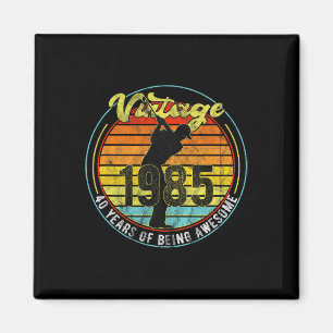 40 Jahre Vintager Golfer 1985 40. Geburtstag Magnet