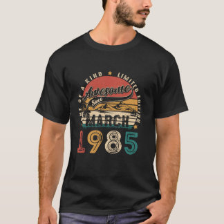 40 Jahre Vintager März 1985 Retro 40. Geburtstag T-Shirt